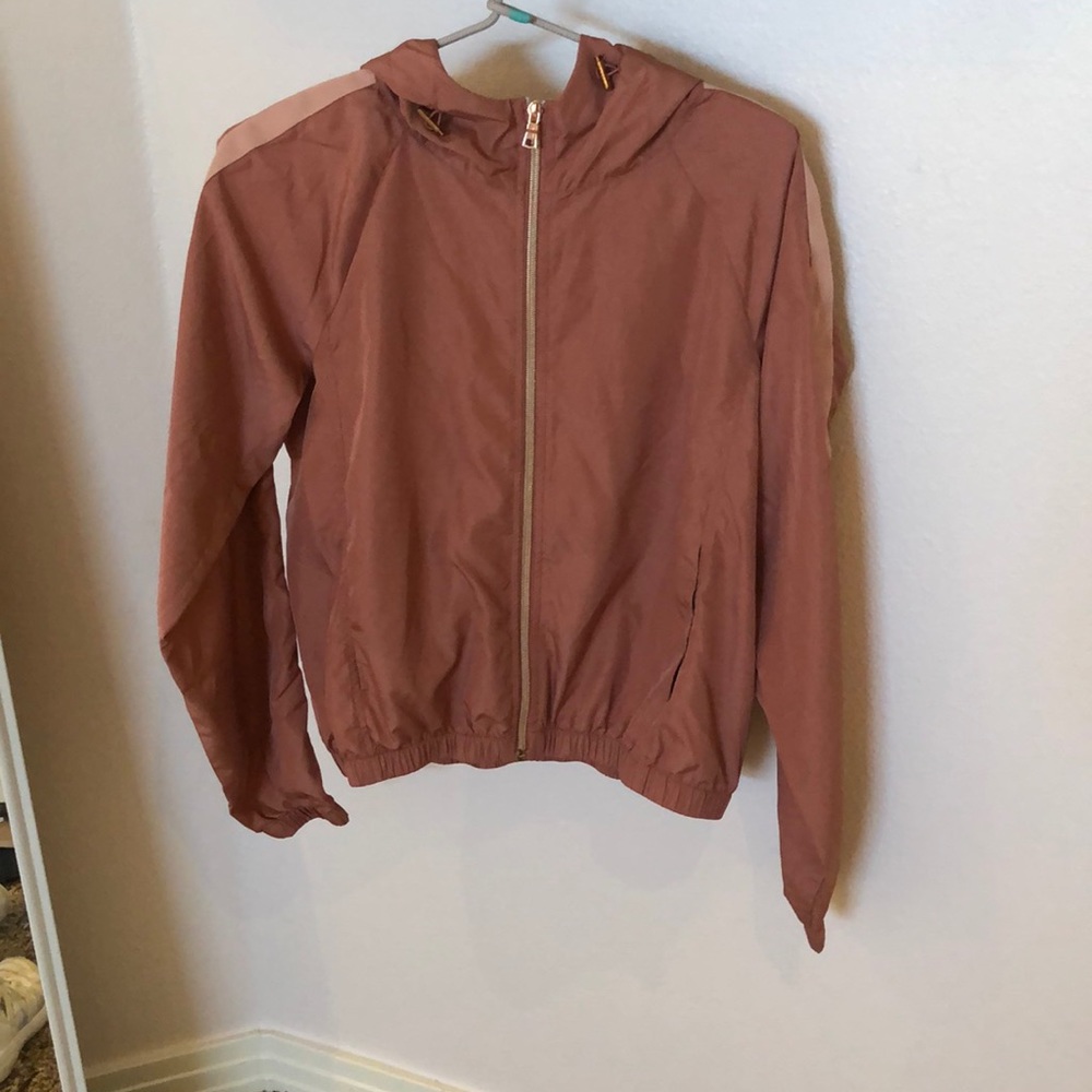 Pink Forever 21 windbreaker